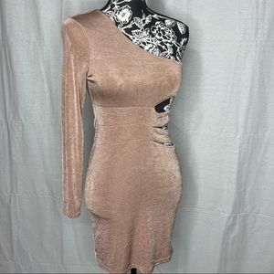 PrettyLittleThing one shoulder body-con dress